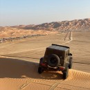 Fake G63 4x4 Squared Based on Suzuki Jimny Conquers the Sand Dunes