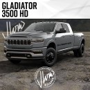 Jeep Gladiator 3500 HD Dually rendering by jlord8