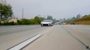 Bagged C8 Chevrolet Corvette chased by Police SUV in Los Angeles by The Pro Video
