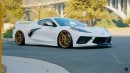 Bagged C8 Chevrolet Corvette chased by Police SUV in Los Angeles by The Pro Video