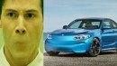 Famous Cars With Tesla-Like Grille Deletes Look Like Mouthless Neo