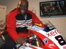Carl Cox on one of his bikes