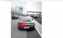 The same Porsche 911 (at least according to license plate number and color) during a track day
