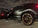 Farruko's Lamborghini Urus, Black Wrap