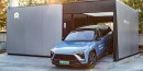 NIO's automatic battery-swapping station