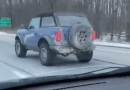 Spotted 2021 Ford Bronco with fastback soft top as First Edition or Badlands