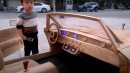 Wooden Rolls-Royce Boat Tail