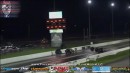 Mills Racing father and daughter drag racing identical Chevy Camaros