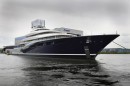 This is Project 821 from Feadship, the world's first megayacht to run on hydrogen, reportedly built for Bill Gates