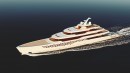 Project FG, a superyacht inspired by Freddie Mercury and Forrest Gump