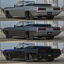 Chevrolet Impala, Chevelle SS, Camaro restomod renderings by personalizatuauto