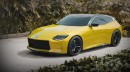 2023 Nissan Z car turns Shooting Brake in rendering by sugardesign_1 on social media