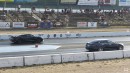 C8 Chevy Corvette vs Tesla Model S on Wheels