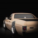 Chevy El Camino CGI restomod by demetr0s_designs