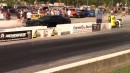 Honda Prelude vs. Chevy Camaro drag race on DRACS