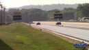 Honda Prelude vs. Chevy Camaro drag race on DRACS