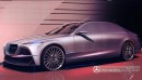Mercedes-Benz S-Class rendering by maxshkinder on car.design.trends