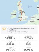 Female cyclist Christina Mackenzie rides the U.K. from end to end in 51 hours, breaks world record
