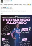 Fernando Alonso Distance Record