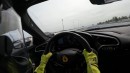 Ferrari 296 GTB drag races Dodge Charger and Subaru BRZ with Emelia Hartford