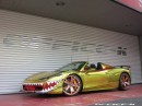 Ferrari 458 Spider "Golden Shark"