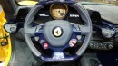 2015 Ferrari 458 Speciale A steering wheel with blue carbon trims