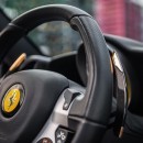 Ferrari with 18K gold paddle shifter