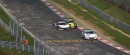 Ferrari 488 GT3 Driver Tackles Porsche in Nurburgring crash