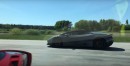 Ferrari 488 GTB Drag Races Lamborghini Huracan Spyder