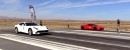 Ferrari 488 GTB vs. Ferrari F12berlinetta 1/2-Mile Drag Race