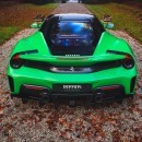 Ferrari 488 Pista "Froggy" Shows Signal Green Spec