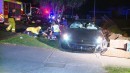 Ferrari 612 scaglietti crash in Sidney
