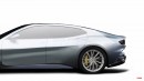 Ferrari BR20 Four-Door Sedan Concept rendering by SRK Designs