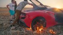 WhistlinDiesel Burnouts turned literal for his Ferrari F8 Tributo