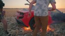 WhistlinDiesel Burnouts turned literal for his Ferrari F8 Tributo