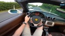 Ferrari California and 458 Spider spirited test drive and tunnel sound battle on AutoTopNL
