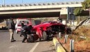 Ferrari California crash: Artme Milevskiy