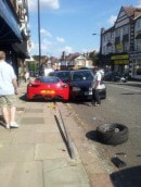 Ferrari Crash Makes for the Worst London Parking