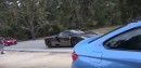 Ferrari Driver Blocks Traffic in Monterey