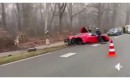 Ferrari Enzo crash