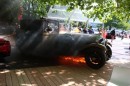 Ferrari Enzo Nearly Catches Fire from Burning 1929 Bentley