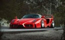 Widebody Ferrari Enzo (2D rendering)