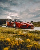 Widebody Ferrari Enzo (3D rendering)