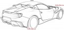 Ferrari F12 Patent Images Allegedly Leaked