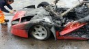 Ferrari F40 Burns to the Ground
