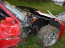 Ferrari F40 crash