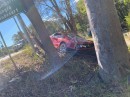 Ferrari F40 crash in Gold Coast, Australia