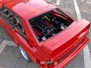 Ferrari F40 - Ford Mustang Fox Body mashup (rendering)