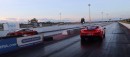 Ferrari F8 Tributo vs McLaren 720S drag race rematch