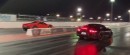Ferrari F8 Tributo vs Porsche 911.2 Turbo S drag race